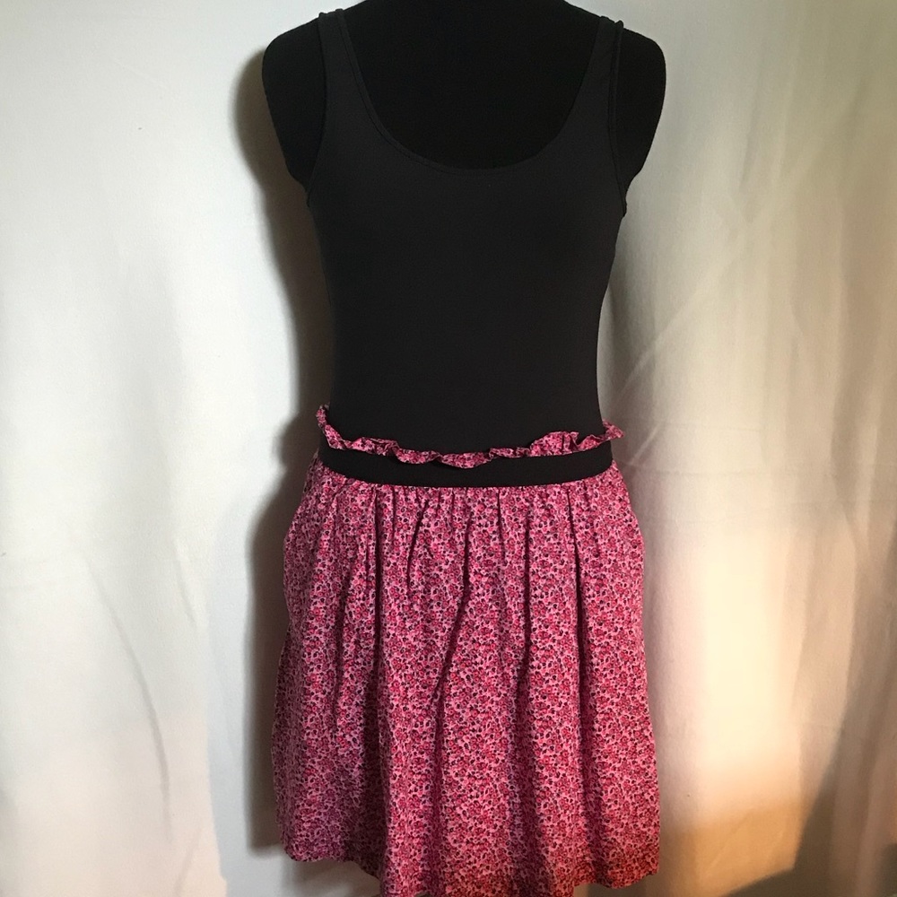VS PINK floral skirted tank dress